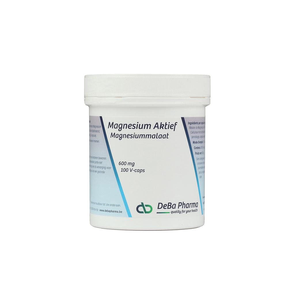 Magnesium Aktief 600 mg (100 V-caps)
